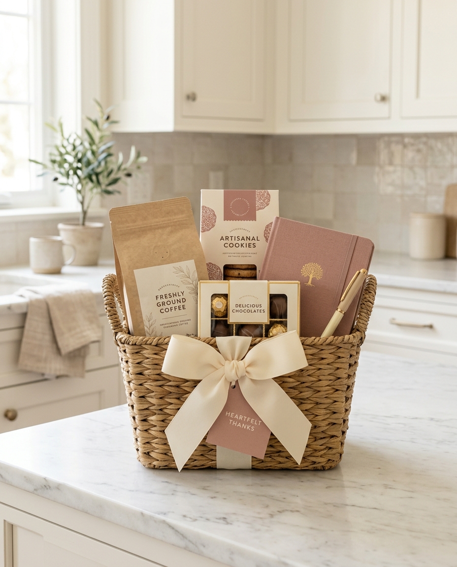 Thank You & Office Basket — gift basket by Lilly Madison
